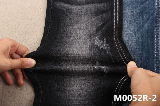356gm Power Spandex Denim Tecido Para Mulheres Rolls Of Denim Jeans Material Azul escuro