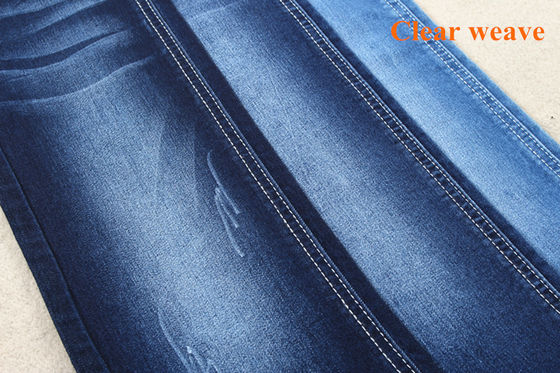 Bom preço 9oz 63 o poliéster do algodão 36 1 sarja da sarja de Nimes do assistente do Spandex tece a tela on-line