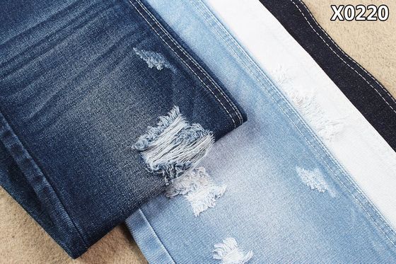 Bom preço Tela pesada da sarja de Nimes do poliéster do algodão do fio de 7 x 7 OE nenhum estiramento 13.6oz on-line